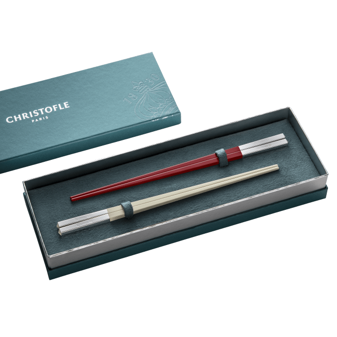 箸 ユニ ネイビー シルバーコーティング - Christofle